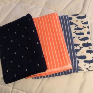 Carters Baby Blankets - Set of 4